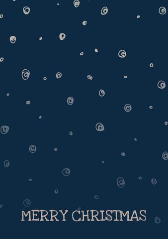 elegant navy blue holiday card decorated with subtle snowflakes - Download Free Stock Templates Pikwizard.com