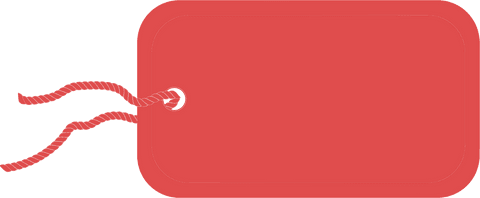 Red Tag with Copy Space on Transparent Background for Messages - Download Free Stock Videos Pikwizard.com