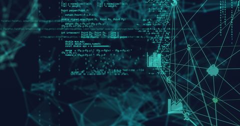 Digital Data Processing and Networking Technology Concept - Download Free Stock Images Pikwizard.com