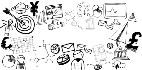 Black Abstract Symbols on Transparent Background - Download Free Stock Videos Pikwizard.com
