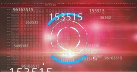 Digital Data Processing with Virtual Interface - Download Free Stock Images Pikwizard.com