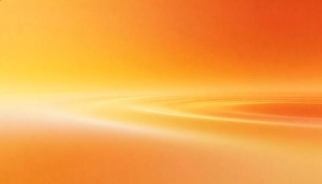Abstract radiant amber ripple gradient with glowing rings and smooth golden light flow