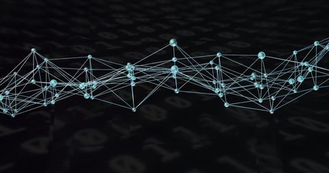 abstract digital network with binary code elements - Download Free Stock Images Pikwizard.com