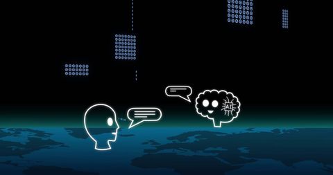 Digital Interaction Symbolizing Communication with AI Technology - Download Free Stock Images Pikwizard.com
