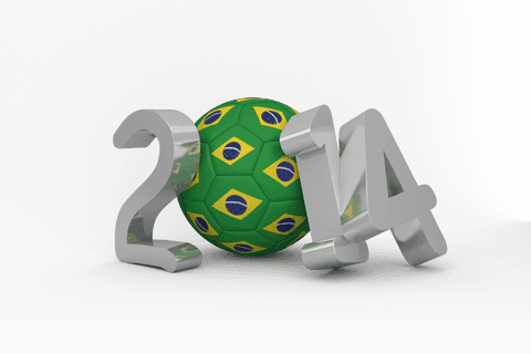 transparent 2014 text with brazil flag soccer ball design - Download Free Stock Videos Pikwizard.com