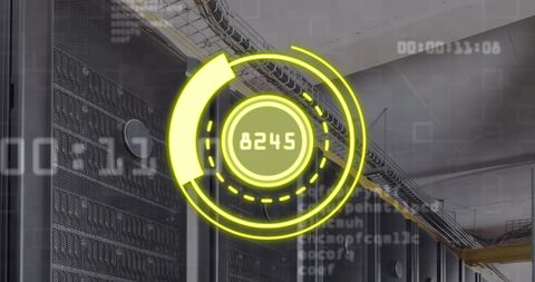 Digital scope scanning with data overlay in server room