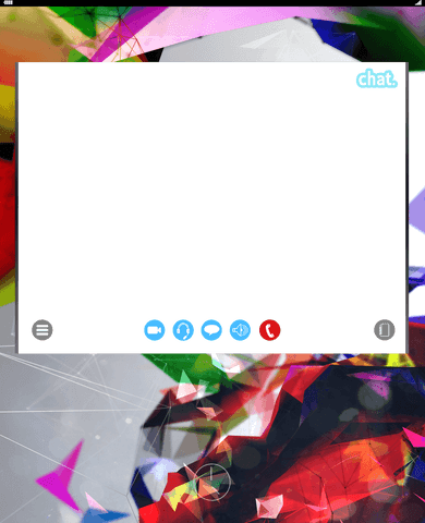 Video Call Interface with Transparent Geometric Shapes Background - Download Free Stock Videos Pikwizard.com