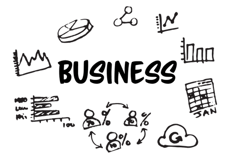 transparent digital business doodle with communication icons - Download Free Stock Videos Pikwizard.com