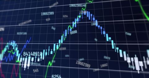 Rising Stock Market Trend with Digital Data Analytics - Download Free Stock Images Pikwizard.com
