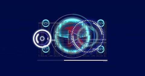 Futuristic Digital Interface Analysis Scanning Techniques - Download Free Stock Images Pikwizard.com