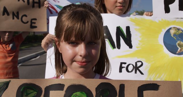 Young Activist Leading Environmental Protest for Climate Change Awareness - Download Free Stock Images Pikwizard.com