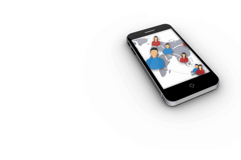 transparent global networking on smartphone screen - Download Free Stock Videos Pikwizard.com