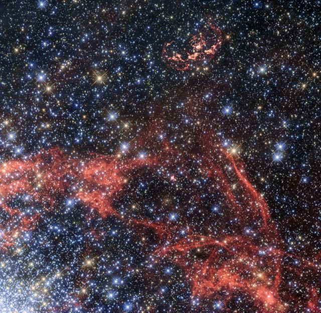 Hubble's View of Type Ia Supernova Remnant in Large Magellanic Cloud - Download Free Stock Photos Pikwizard.com