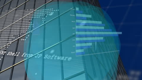 Animation Illustrating Data Processing in Urban Business Environment