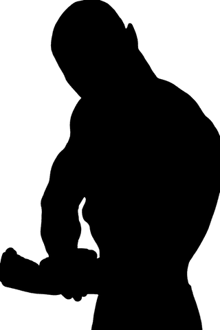 Silhouette of Strong Sportsman on Transparent Background - Download Free Stock Videos Pikwizard.com