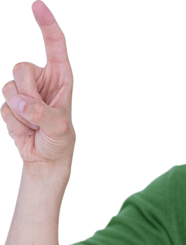 Transparent Isolated Hand Pointing Upward - Download Free Stock Videos Pikwizard.com