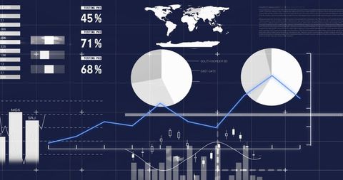 Digital Data Analysis with Global Indicators - Download Free Stock Images Pikwizard.com