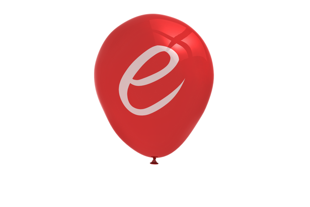 Red Balloon with White Letter E on Transparent Background Digital Illustration - Download Free Stock Videos Pikwizard.com