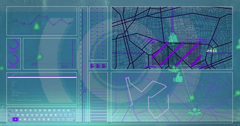 futuristic digital interface for global data analysis - Download Free Stock Images Pikwizard.com