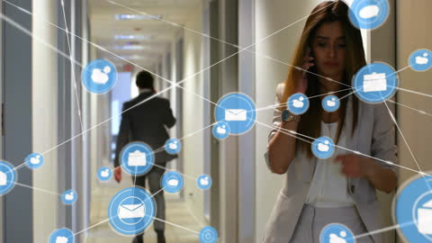 Professional Networking in Modern Office Environment