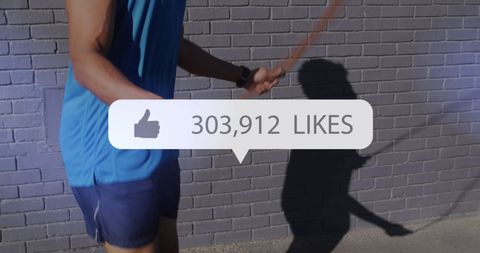 Fitness Enthusiast Jump Roping Receives Massive Social Media Likes