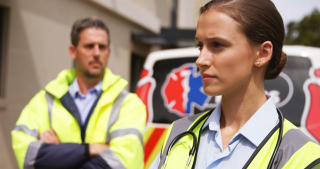 Professional Paramedics Focused on Emergency Response - Download Free Stock Images Pikwizard.com