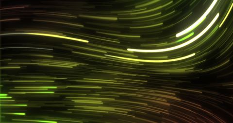 Vibrant Green and Orange Neon Light Trails - Download Free Stock Images Pikwizard.com