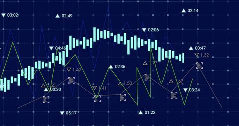 Dynamic Financial Data Analysis in Digital Interface - Download Free Stock Images Pikwizard.com