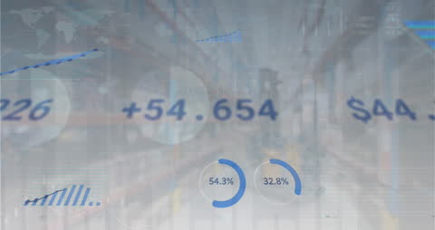 Financial Data Processing with Dynamic Graph Animation