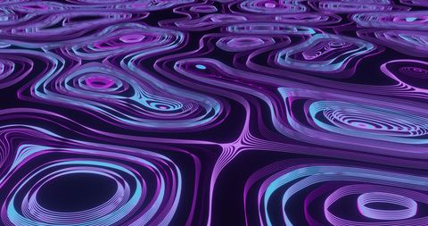Abstract Liquid Effect with Glowing Blue and Purple Lines - Download Free Stock Images Pikwizard.com