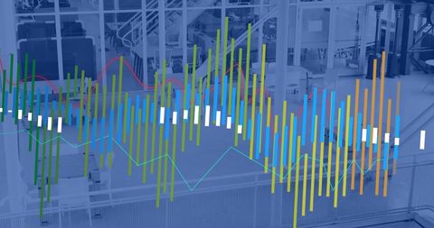 Financial Data Representation in Modern Office Context - Download Free Stock Images Pikwizard.com