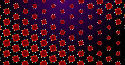 Red Biological Pattern on Abstract Gradient Background - Download Free Stock Images Pikwizard.com