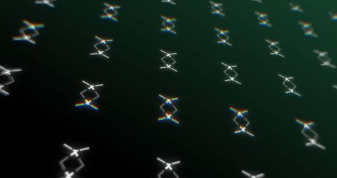colorful abstract shapes creating dynamic patterns on black background - Download Free Stock Images Pikwizard.com