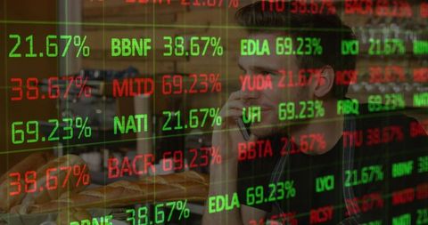 Analyzing Stock Market Data Overlaid with Tech User Engaging on Smartphone