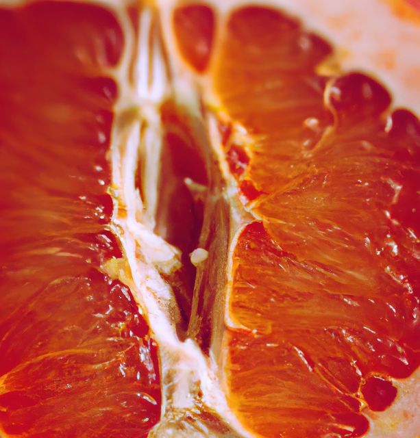 Close-Up of Fresh Juicy Blood Orange Slice - Download Free Stock Images Pikwizard.com