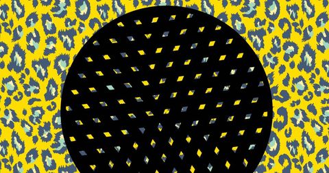 Colorful rhombus pattern on bold abstract background