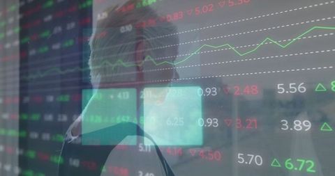 Businesswoman Analyzing Financial Trends in Modern Office Background - Download Free Stock Images Pikwizard.com