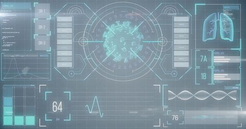 Futuristic Interface for Covid-19 Data and Medical Analysis - Download Free Stock Images Pikwizard.com