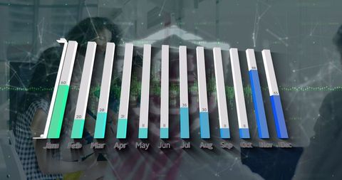 Digital Data Analytics with Global Networking Concept