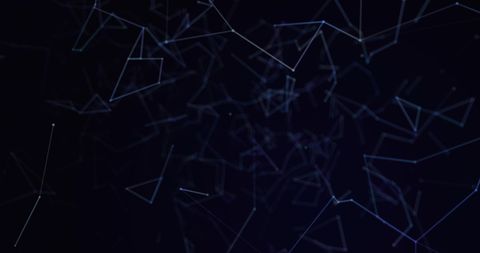 Abstract Plexus Network on Dark Background - Download Free Stock Images Pikwizard.com
