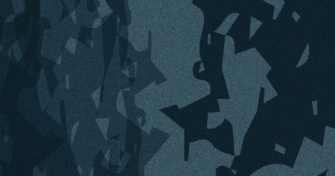 Dynamic Blue Abstract Shapes on Textured Background