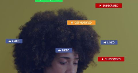 social media engagement illustrations and notifications - Download Free Stock Images Pikwizard.com