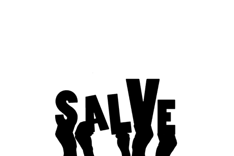 Transparent hands holding salve text design for skincare