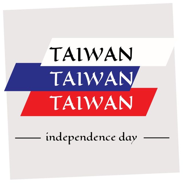 Taiwan Independence Day Celebration Graphic Design Vector - Download Free Stock Templates Pikwizard.com