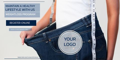 Celebrate Weight Loss: Oversized Jeans as a Symbol of Success - Download Free Stock Templates Pikwizard.com