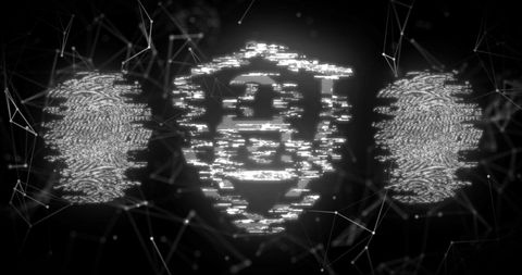 Digital Padlock with Fingerprints for Cybersecurity Concept - Download Free Stock Images Pikwizard.com