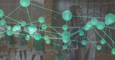 Coach analyzing data for team sports strategy enhancement