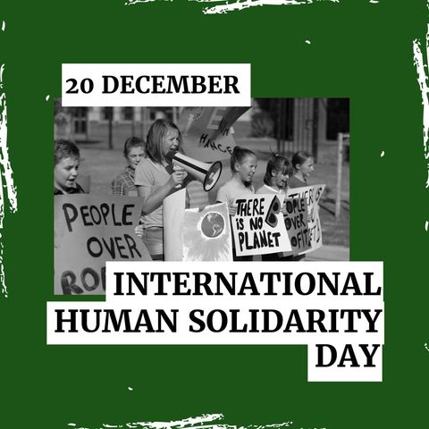 children advocating for global unity on international human solidarity day - Download Free Stock Templates Pikwizard.com