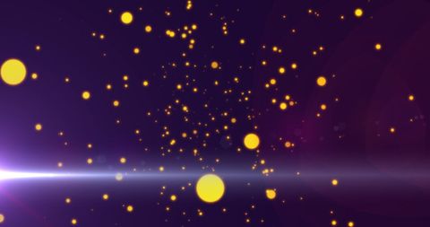 Sparkling Golden Dots on Purple Background Evoke Celebration - Download Free Stock Images Pikwizard.com