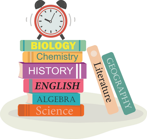 transparent books illustration featuring academic subjects - Download Free Stock Videos Pikwizard.com
